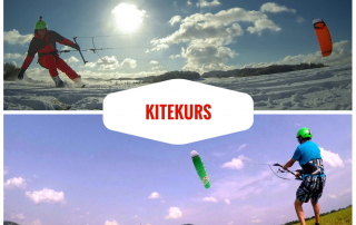 Die Kitekurse finden 1 zu 1 statt. Dadurch erlernt man sicher und schnell das Snowkiten, Kitelandboarden und Kitesurfing.